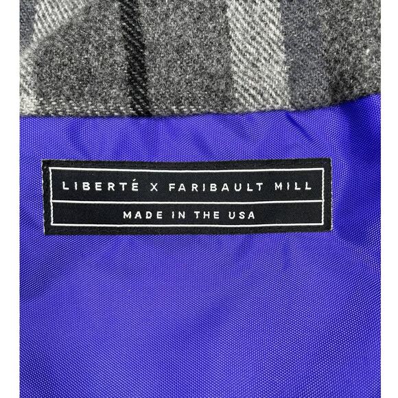 Liberte x Faribault Mill Wool Cinch Bag - Picture 3 of 6